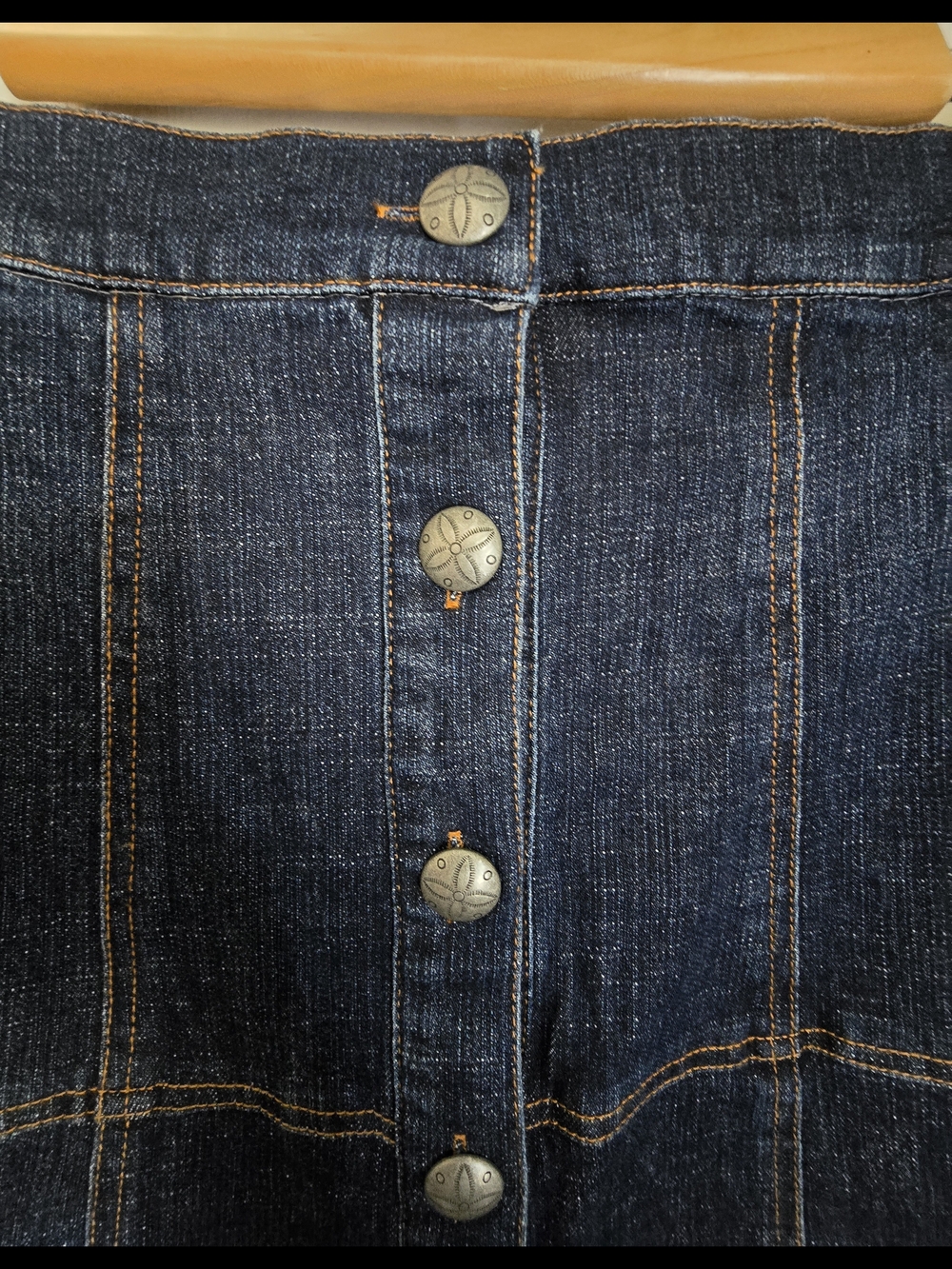 Giada Denim Skirt by Double D Ranch - Picture 4 of 8